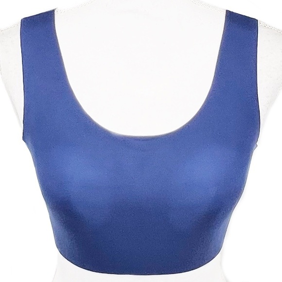 Hanes Navy Blue Ultimate® Ultra Light Comfort Smooth Support Bra Bralette S - Picture 1 of 3